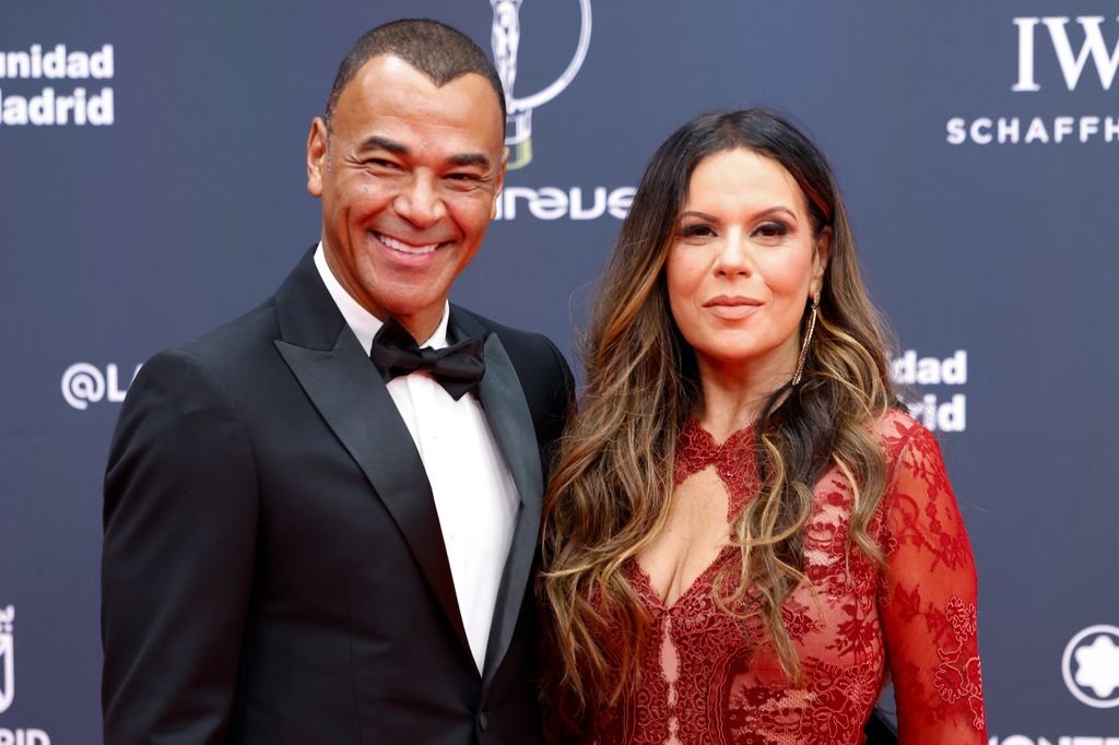 El fubtolista brasileño, Cafu y su mujer, Mariah Morais