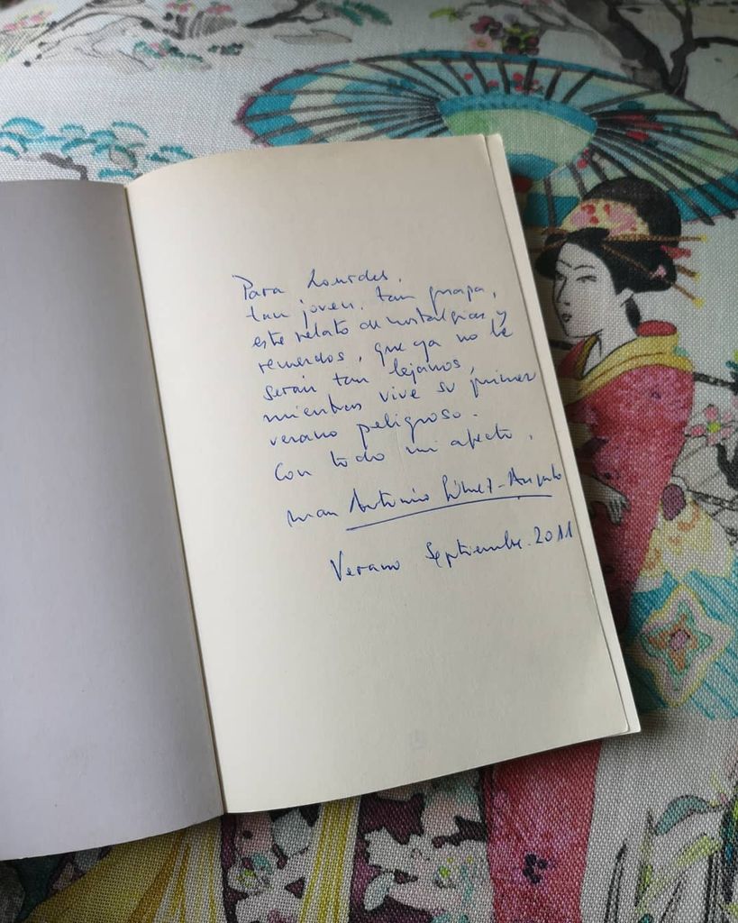 La dedicatoria de Francisco a Lourdes