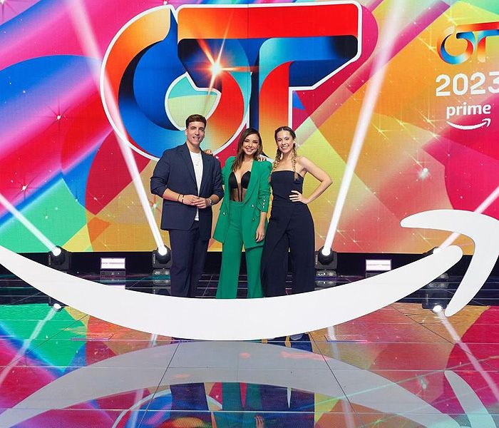 Chenoa con sus compañeros de Operación Triunfo 