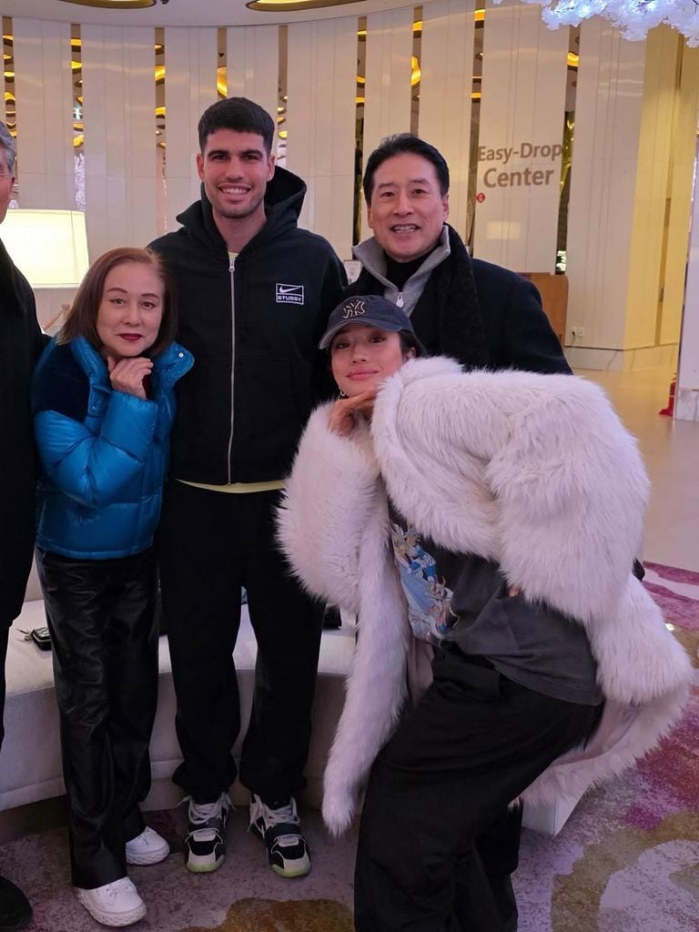 Peggy Gou con Carlos Alcaraz