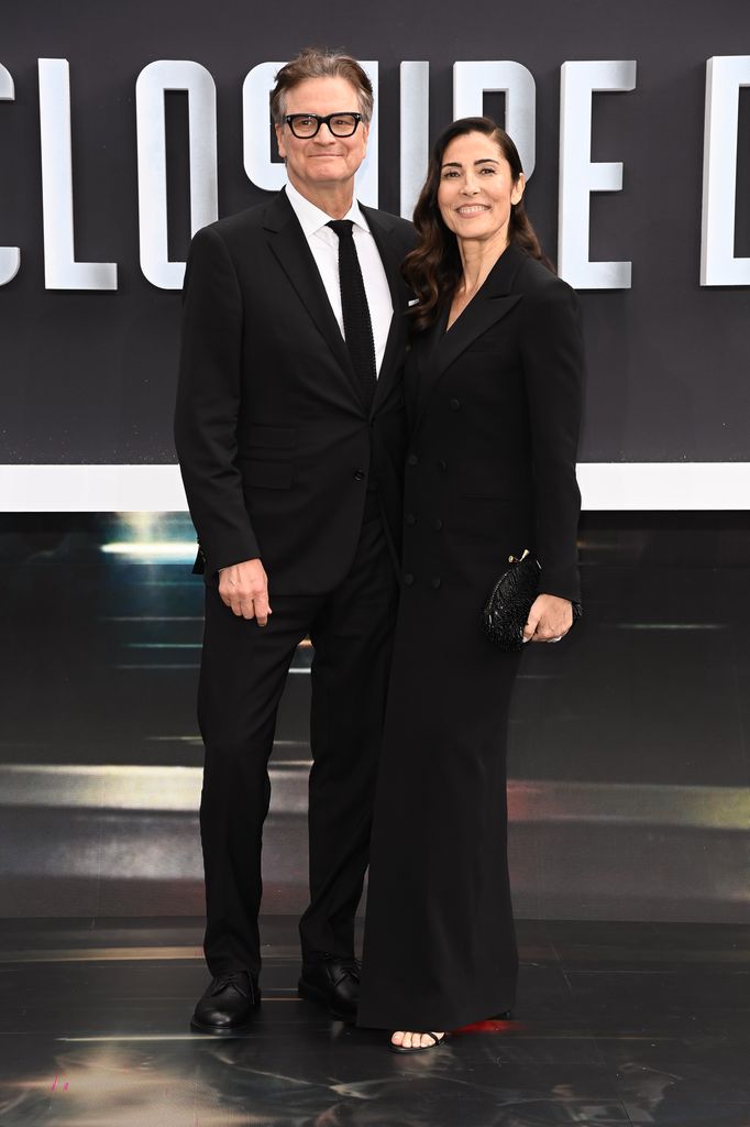 Colin Firth y Eleonora Perboni en su segunda alfombra roja juntos