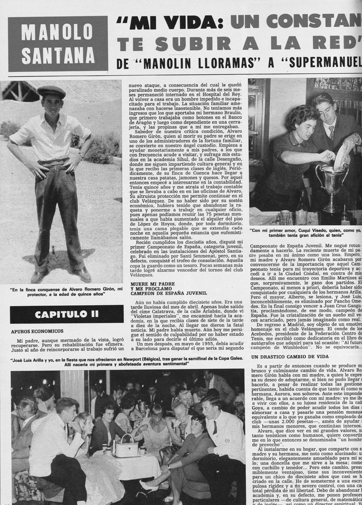 Manolo Santana memorias 2 HOLA PLUS