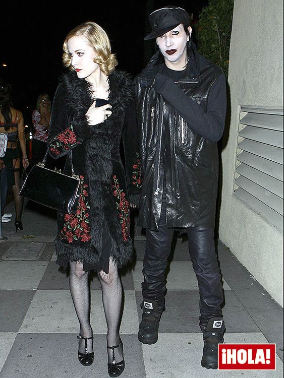 Evan Rachel Wood y Marilyn Manson