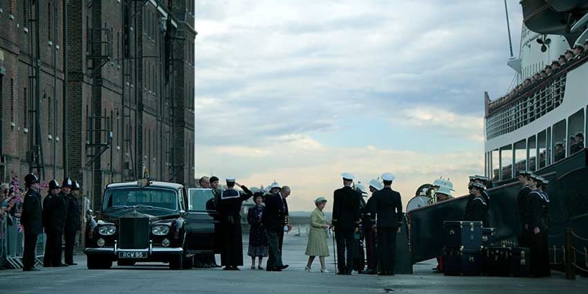 Escena de la serie The Crown, de Netflix