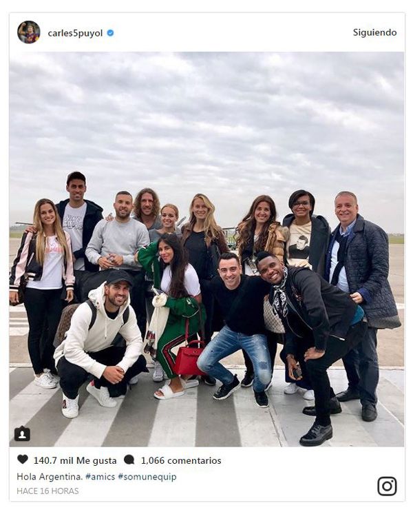 Leo Messi y Antonela despiden su soltería entre amigos