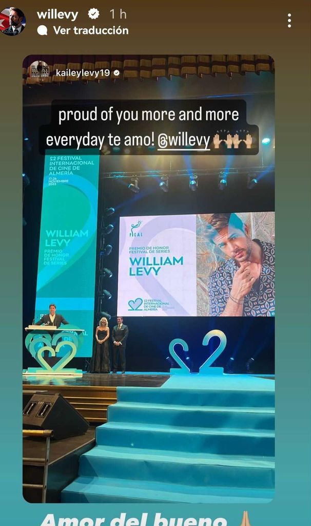 Hijos de William Levy orgullosos de su padre
