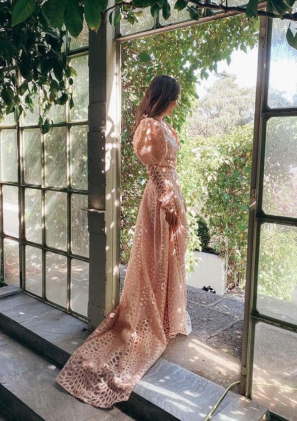 Ana Boyer con vestido de invitada