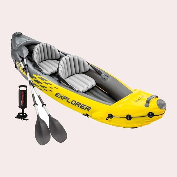 ATAA Kayak Hinchable para Adultos Explorer K2- Kayak de Intex