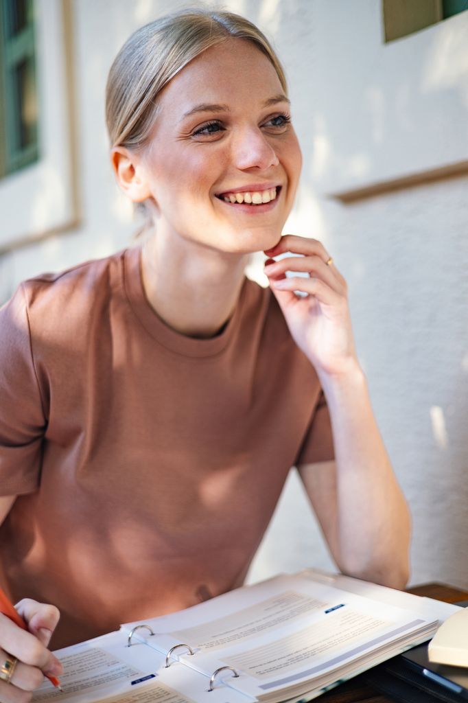 chica sonrisa