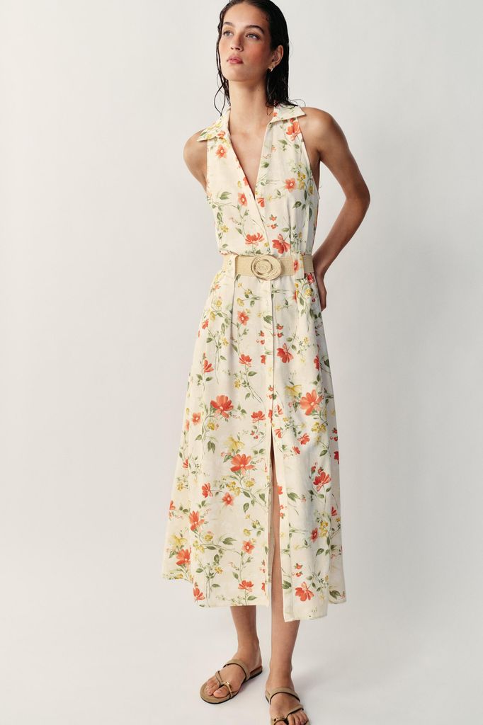Vestidos midi Zara julio 2026