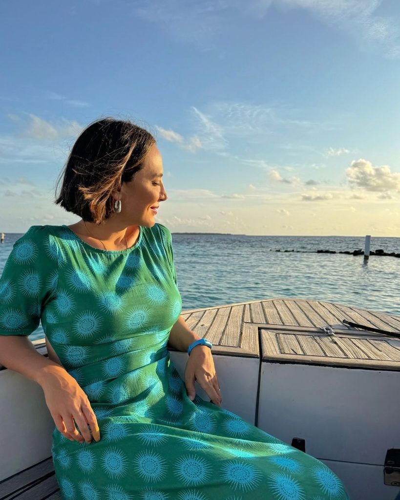 Tamara falcó en maldivas