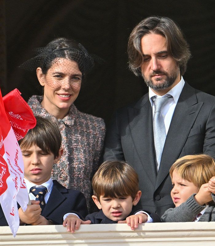 Carlota Casiraghi y Dimitri Rassam en el Día Nacional de Mónaco