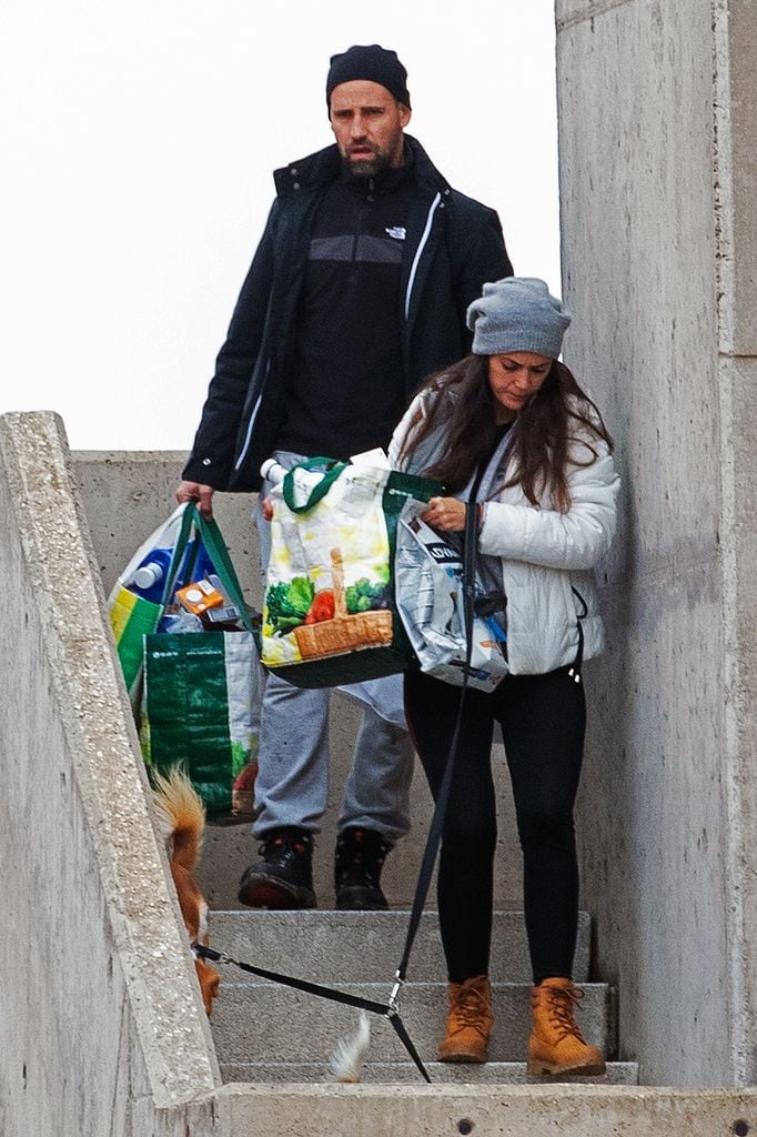 Gonzalo Miró y Noelia Velasco en Madrid. 24 de octubre de 2020.