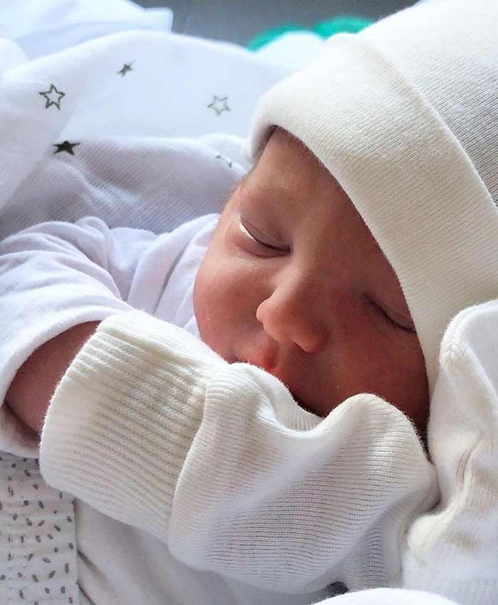 Canco Rodríguez presenta a su hijo