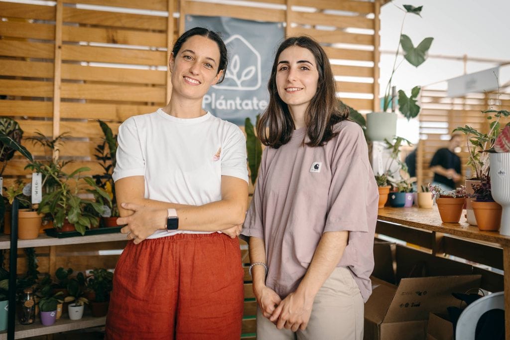 Ángela Ogando y Esperanza Otero, fundadoras de Plántate