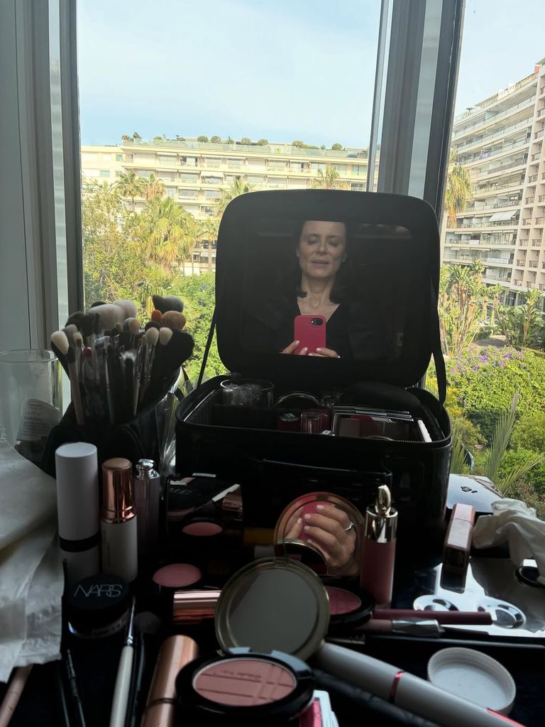 Su tocador en el Festival de Cannes
