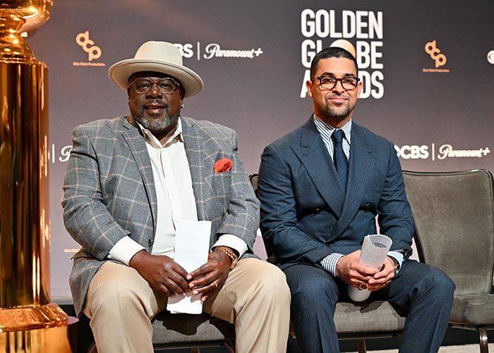 Cedric the Entertainer y el actor Wilmer Valderrama anuncian las nominaciones a los Globos de Oro 2024