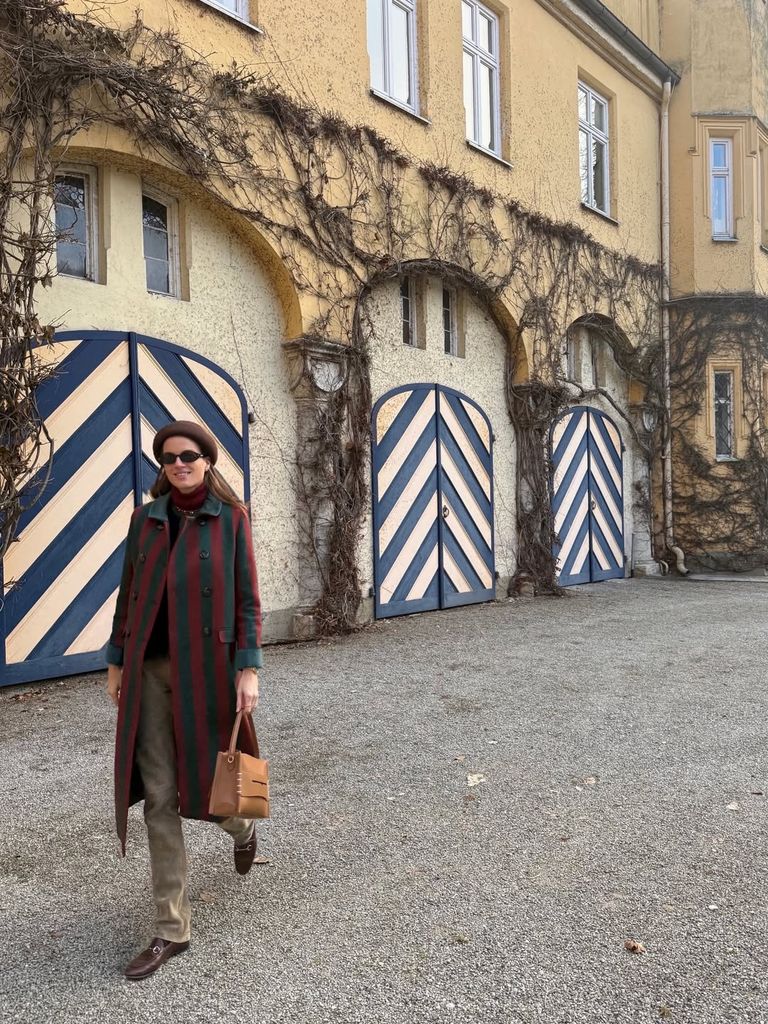 Cleo zu Oettingen-Spielberg en su palacete cerca de Baviera.