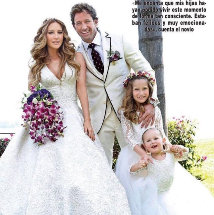 Con esta imagen, Geraldine recordó su boda con Gabriel Soto