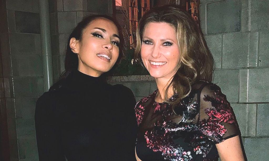 Demetria la Nuit, con Marta Luisa de Noruega en ua imagen de archivo