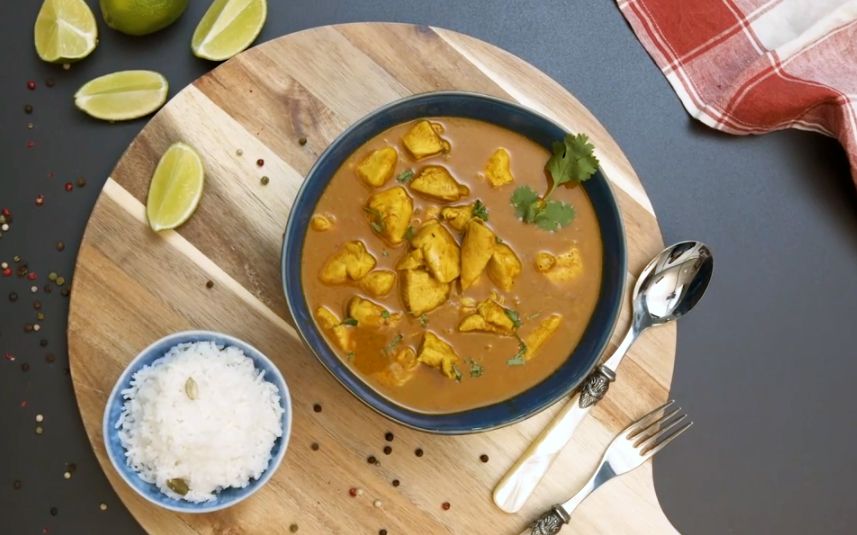 Pollo al curry.
