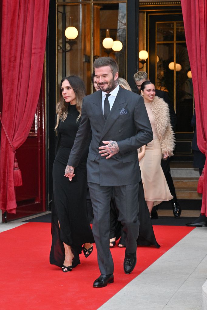 Los Beckham al completo en la Semana de la Moda Masculina de París
