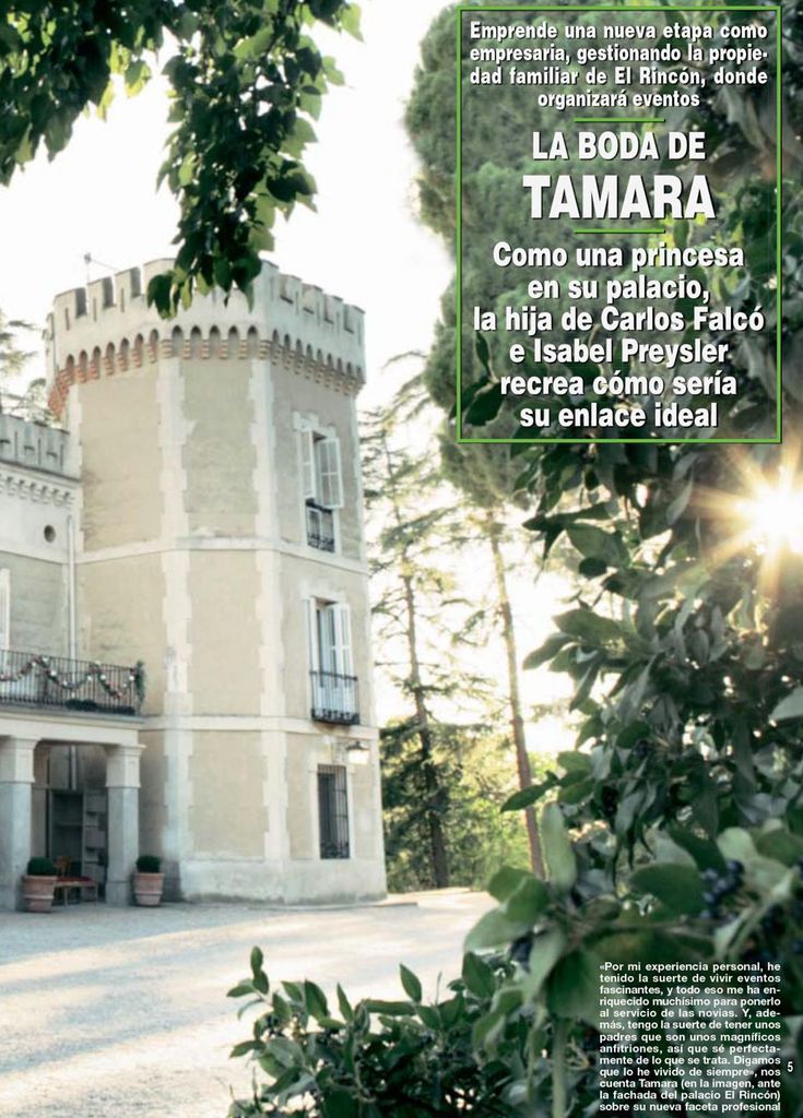 Tamara Falcó boda recreación