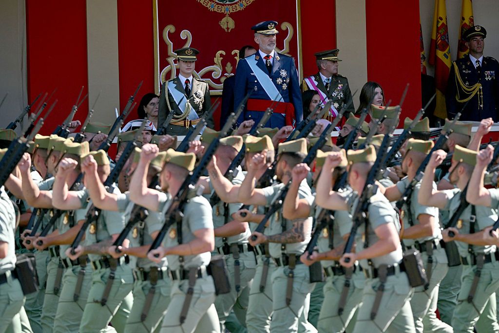 Los legionarios no faltaron a la cita del 12 de octubre en Madrid