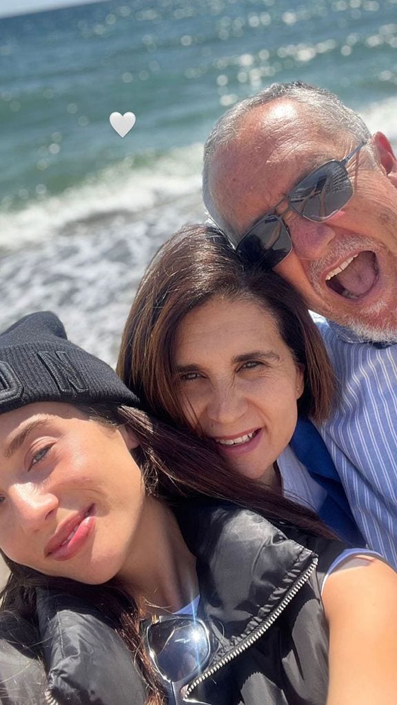 María Pedraza se despide de su padre