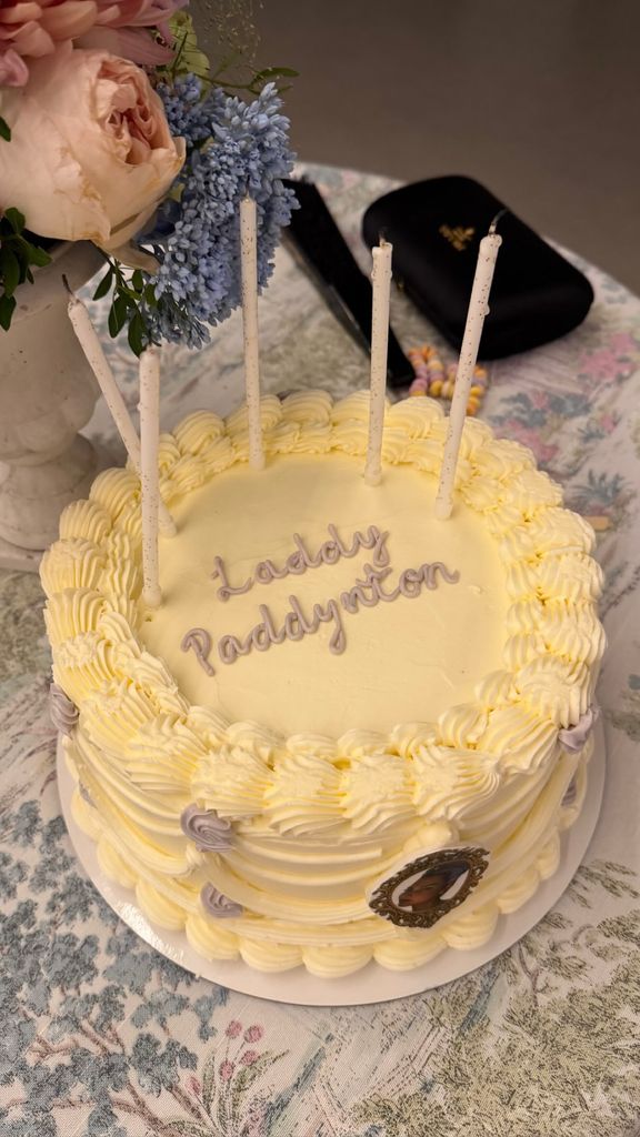 Una de las tartas con las que celebró su cumpleaños