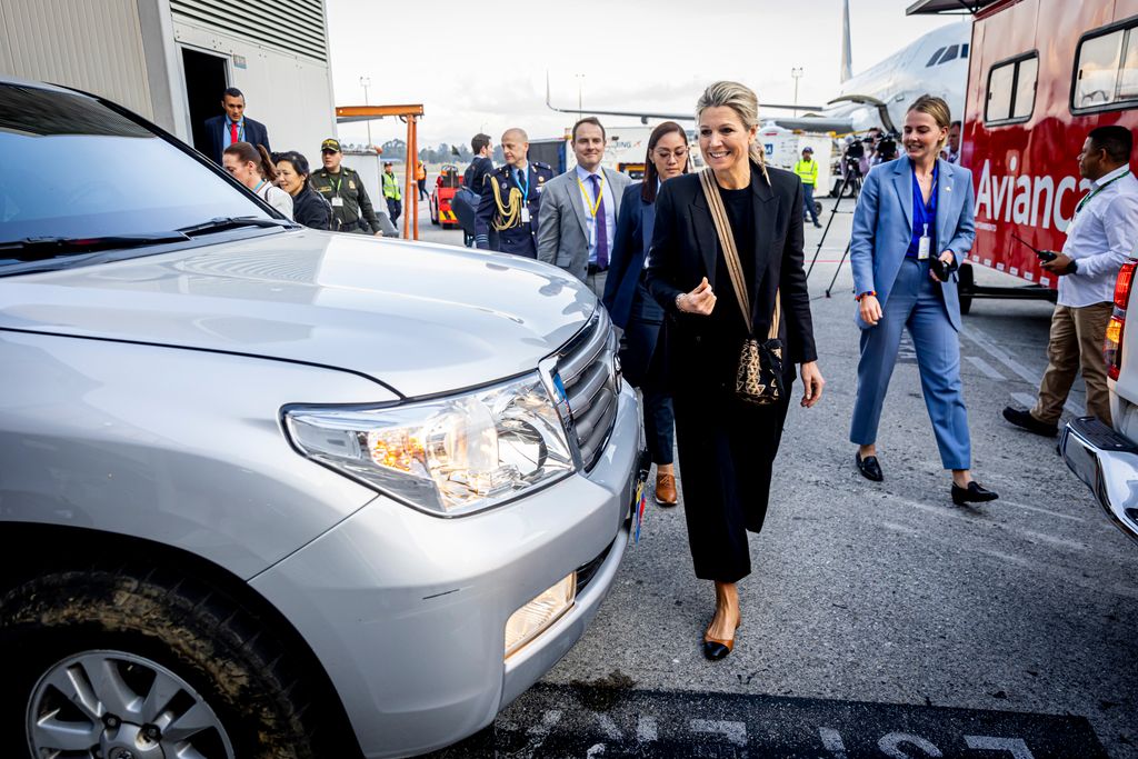 La reina Máxima en una visita a Colombia