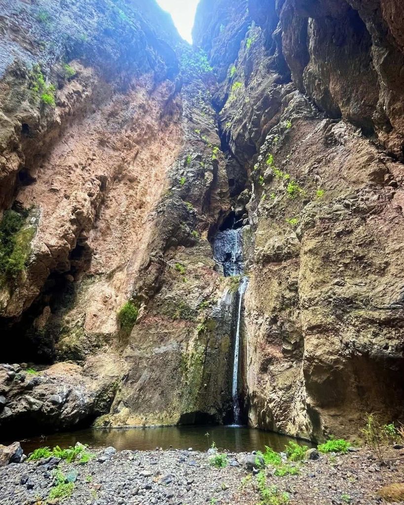 Cascada del Barranco del Infierno, en Costa Adeje