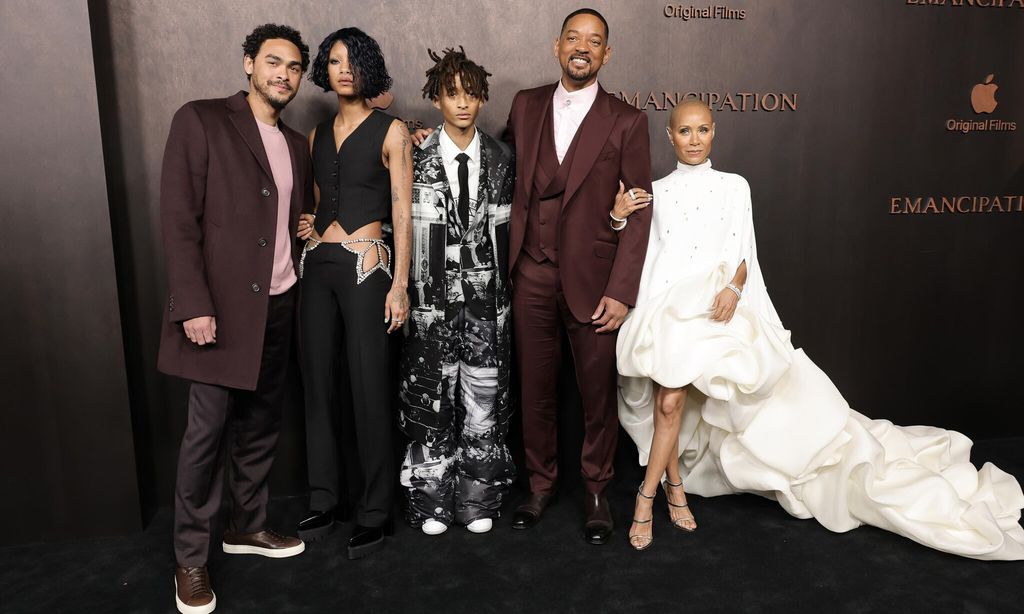 will smith y su familia en la premiere de 39 emancipation 39 