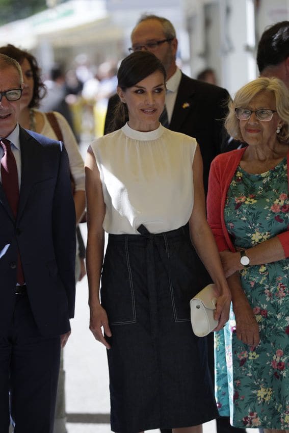 Letizia en la Feria del Libro