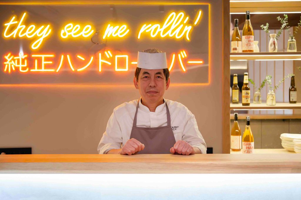 Maestro Koichi, en Kaito Roll Hand Bar