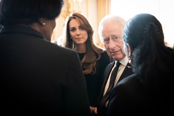 El rey Carlos y la princesa de Gales