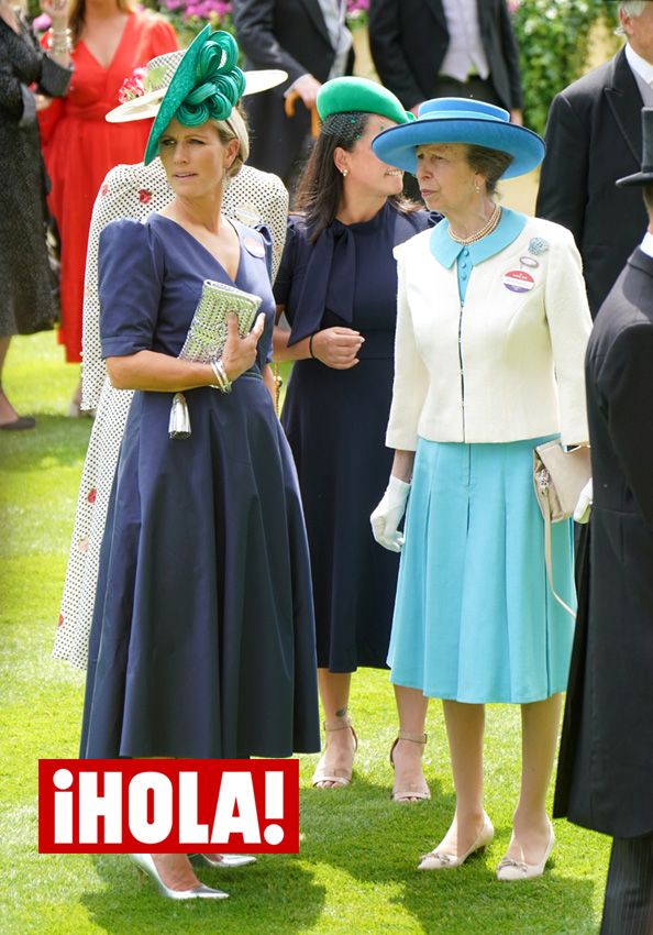La princesa Ana impacta en Ascot con un vestido que estrenó cuando tenía 27 años