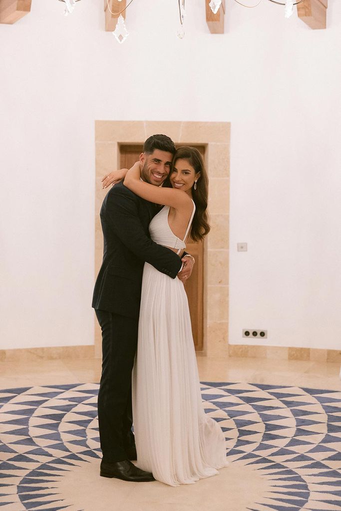 Boda de Sandra Garal y Marco Asensio en Mallorca el pasado julio de 2023