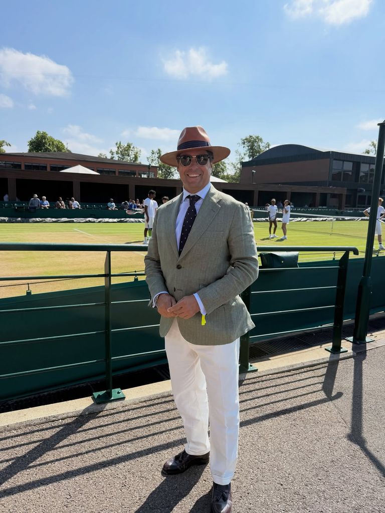 Fran Rivera, en Wimbledon
