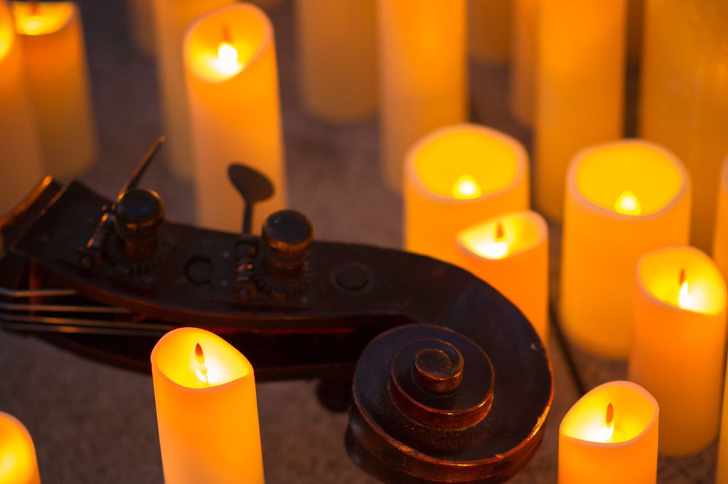 Velas y violín