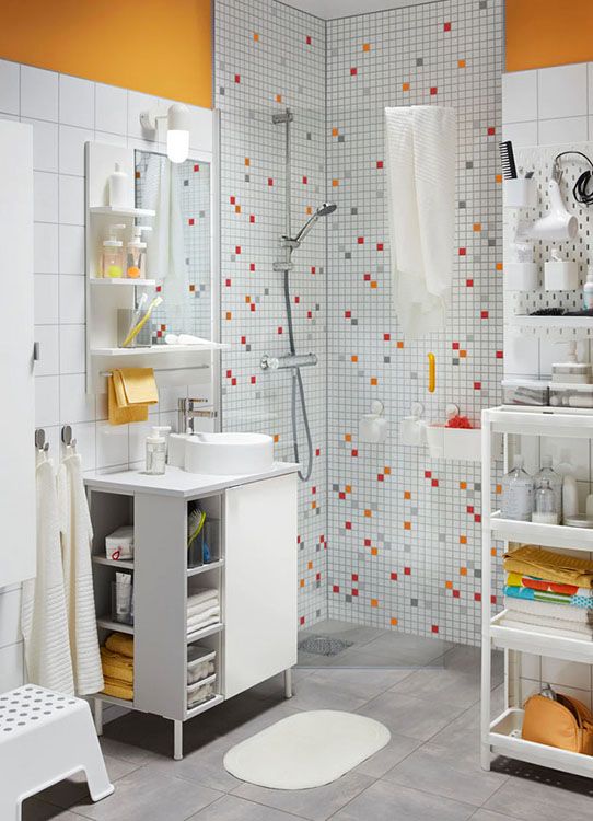 cuarto de baño alegre