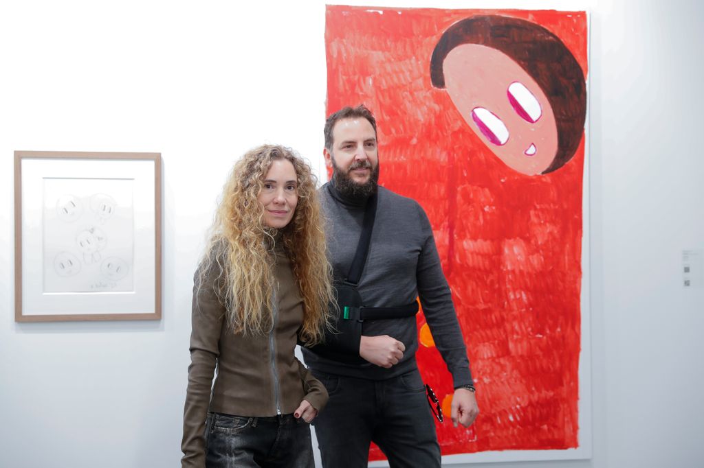 Borja Thyssen y Blanca Cuesta en ARCOMadrid