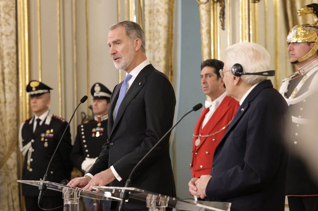Rey Felipe de visita de Estado en Italia 