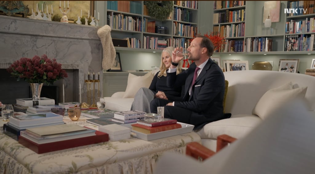 Haakon y Mette-Marit de Noruega en la tradicional entrevista de balance de año que conceden en la cadena pública noruega NRK