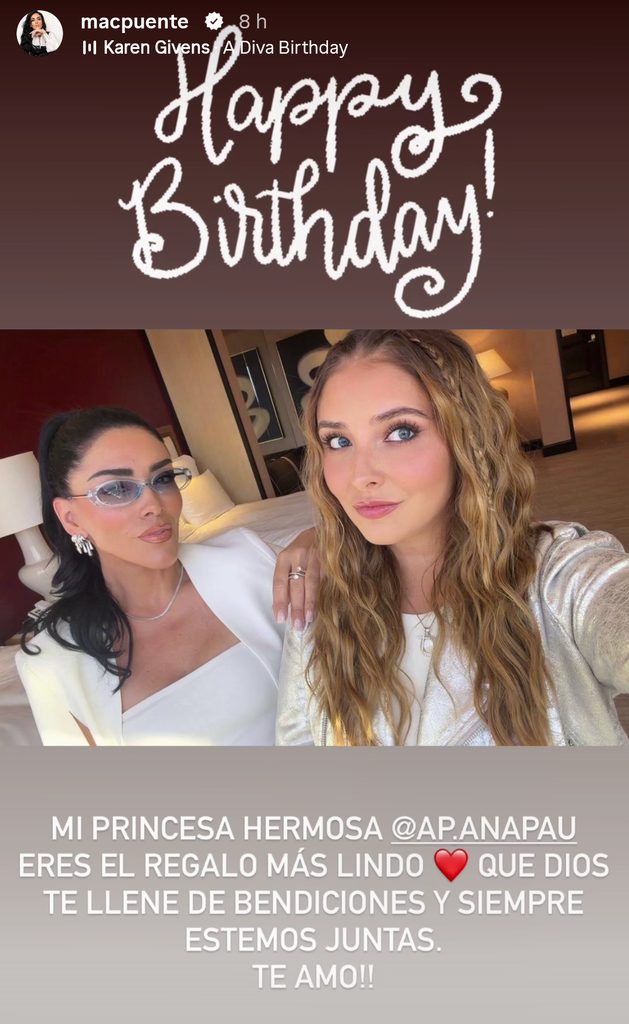 Marichelo le dedicó unas lindas palabras a su hija por su cumpleaños.