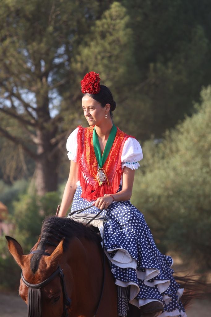 Victoria Federica durante la romería de El Rocío