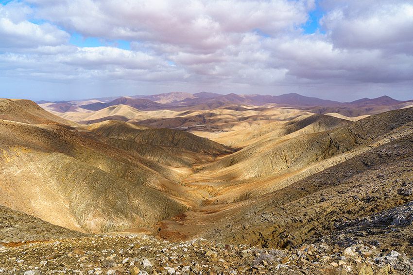 Vistas desde el mirador de Sisacumbre, Fuerteventura