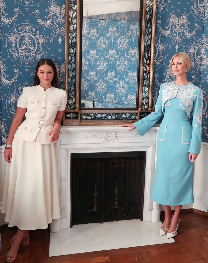 Ivanka y Arabella Rose lucieron atuendos impecables.