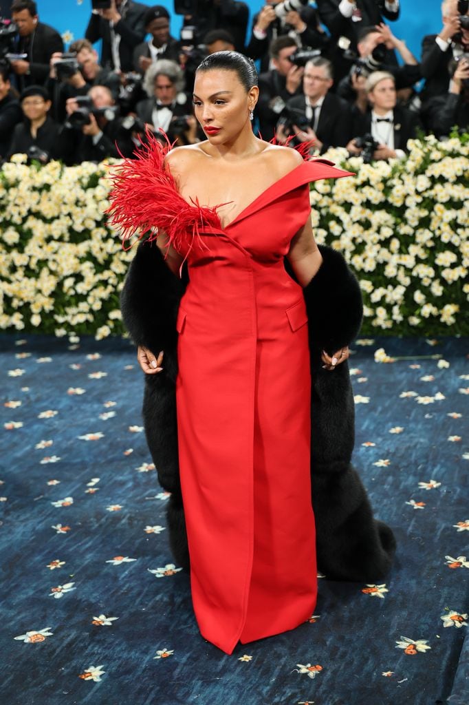 Paloma Elsesser en la alfombra roja de la MET Gala 2025