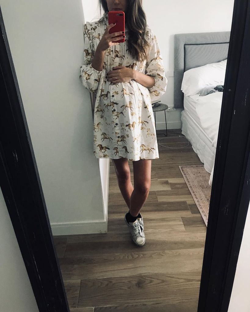 Lara, embarazada de Olivia